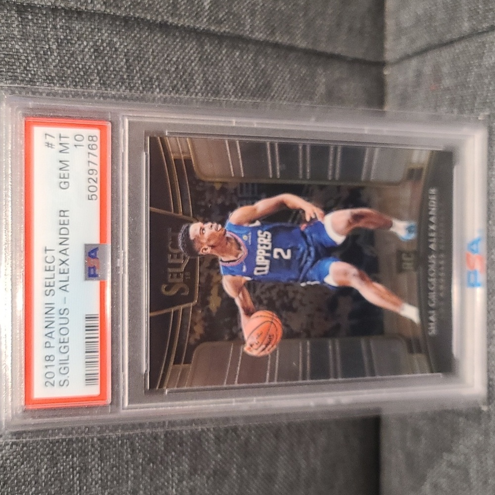 2018 Panini Select Shai Gilgeous-Alexander PSA 10 Gem Mint
